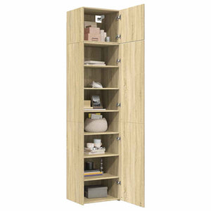 Schmaler Hochschrank Sonoma-Eiche 50x42,5x225 cm