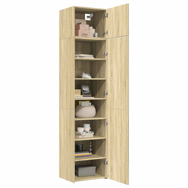 Schmaler Hochschrank Sonoma-Eiche 50x42,5x225 cm