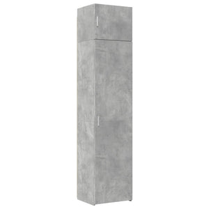 Schmaler Hochschrank Betongrau 50x42,5x225 cm