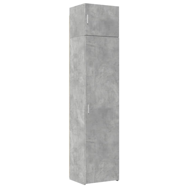 Schmaler Hochschrank Betongrau 50x42,5x225 cm