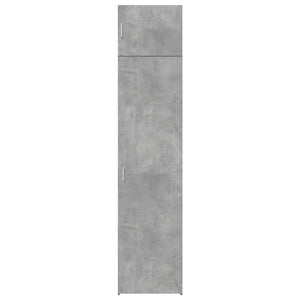 Schmaler Hochschrank Betongrau 50x42,5x225 cm