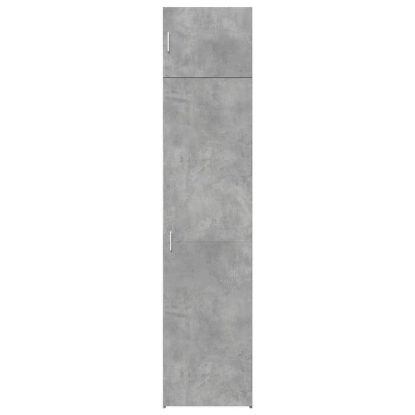 Schmaler Hochschrank Betongrau 50x42,5x225 cm