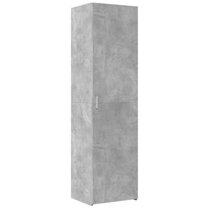 Schmaler Hochschrank Betongrau 50x42,5x225 cm
