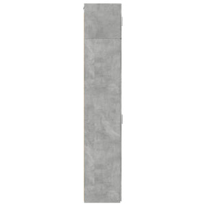 Schmaler Hochschrank Betongrau 50x42,5x225 cm