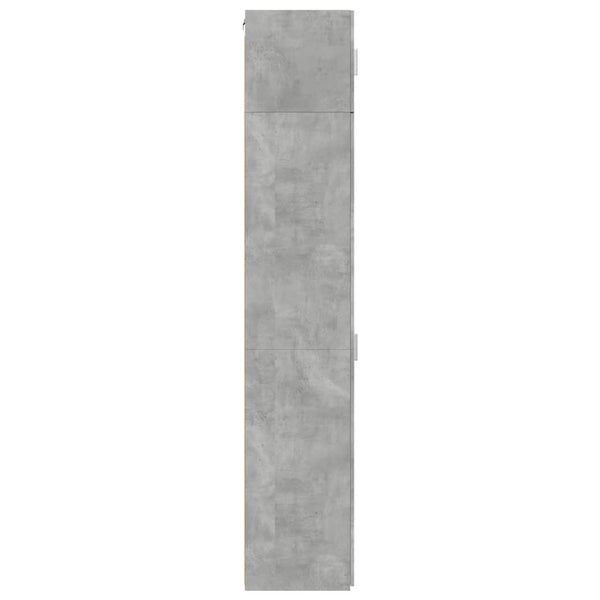 Schmaler Hochschrank Betongrau 50x42,5x225 cm