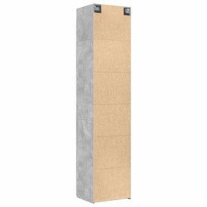 Schmaler Hochschrank Betongrau 50x42,5x225 cm