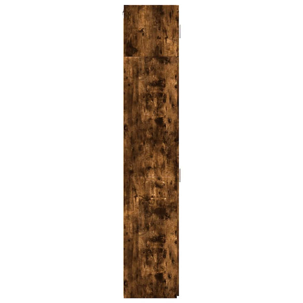 Schmaler Hochschrank Räuchereiche 50x42,5x225 cm