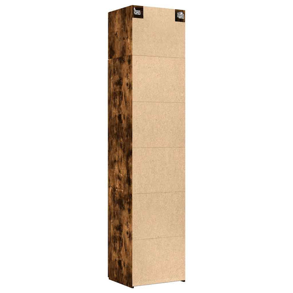 Schmaler Hochschrank Räuchereiche 50x42,5x225 cm