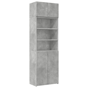 Hochschrank Betongrau 70x42,5x225 cm