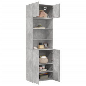 Hochschrank Betongrau 70x42,5x225 cm