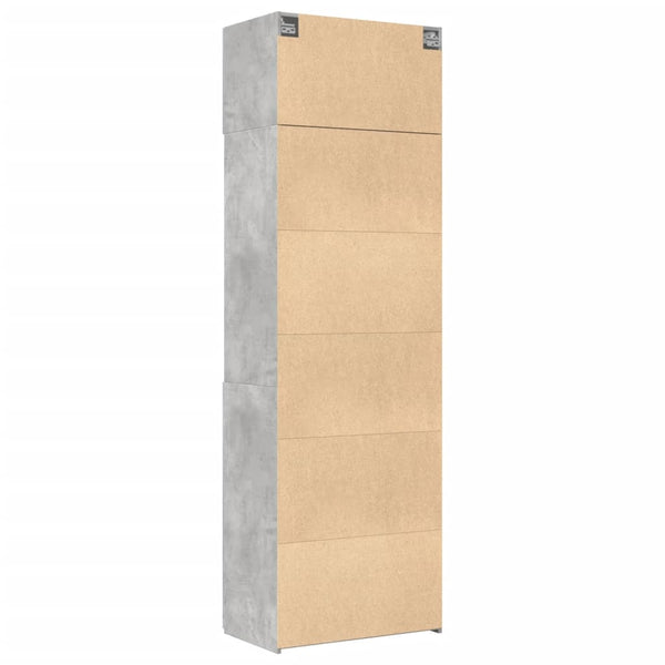 Hochschrank Betongrau 70x42,5x225 cm