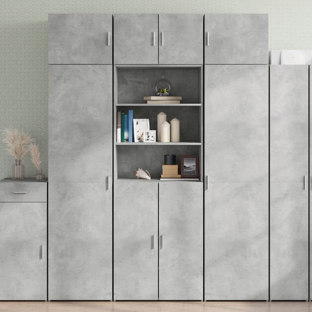 Hochschrank Betongrau 70x42,5x225 cm
