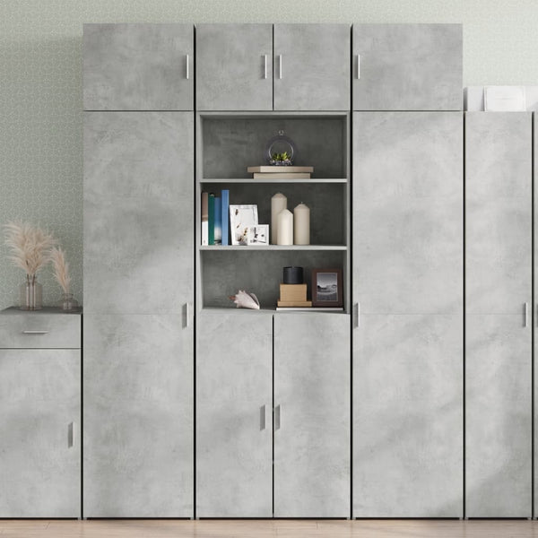 Hochschrank Betongrau 70x42,5x225 cm