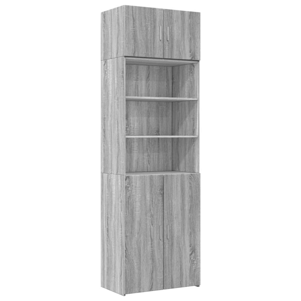 Grauer Hochschrank Sonoma 70x42,5x225 cm