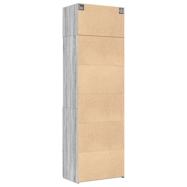 Grauer Hochschrank Sonoma 70x42,5x225 cm