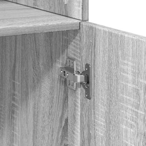 Grauer Hochschrank Sonoma 70x42,5x225 cm