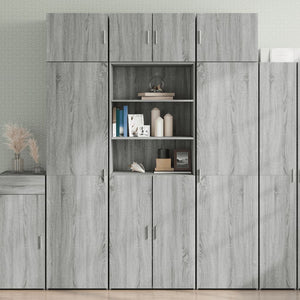 Grauer Hochschrank Sonoma 70x42,5x225 cm