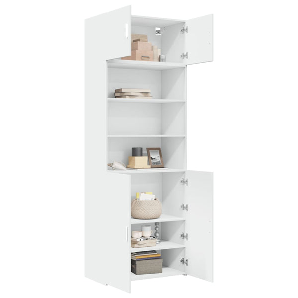 Weißer Hochschrank 80x42,5x225 cm