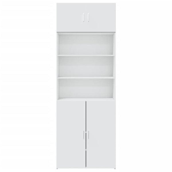 Weißer Hochschrank 80x42,5x225 cm
