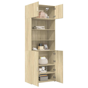 Sonoma-Eiche Hochschrank, 80 cm