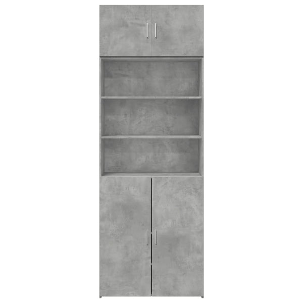 Hochschrank Betongrau 80x42,5x225 cm
