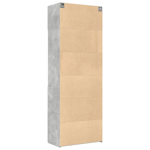 Hochschrank Betongrau 80x42,5x225 cm