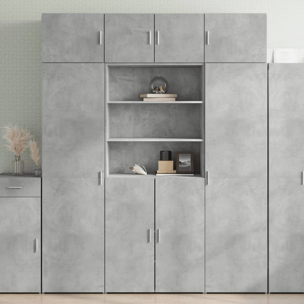 Hochschrank Betongrau 80x42,5x225 cm