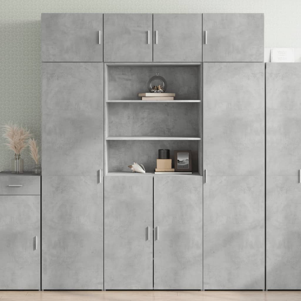 Hochschrank Betongrau 80x42,5x225 cm