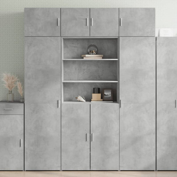 Hochschrank Betongrau 80x42,5x225 cm