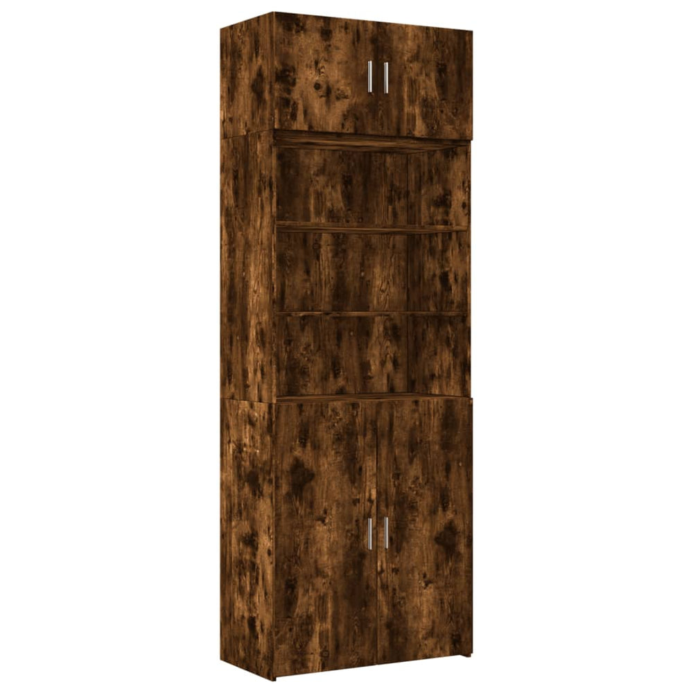 Hochschrank Räuchereiche, 225 cm hoch