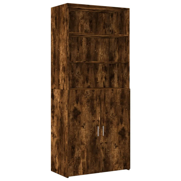 Hochschrank Räuchereiche, 225 cm hoch