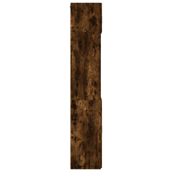 Hochschrank Räuchereiche, 225 cm hoch