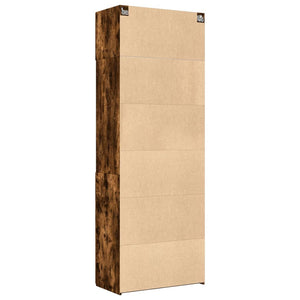 Hochschrank Räuchereiche, 225 cm hoch