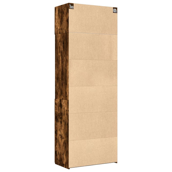 Hochschrank Räuchereiche, 225 cm hoch