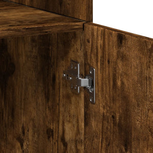 Hochschrank Räuchereiche, 225 cm hoch