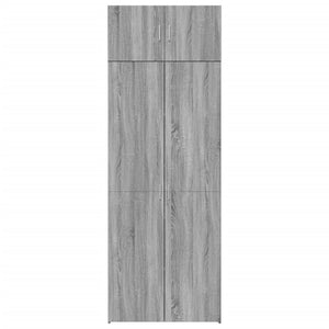 Hochschrank Grau Sonoma 80x42,5x225 cm