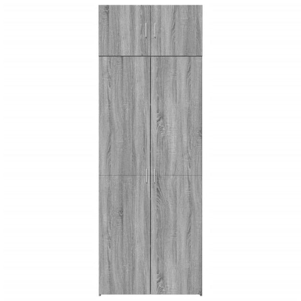 Hochschrank Grau Sonoma 80x42,5x225 cm