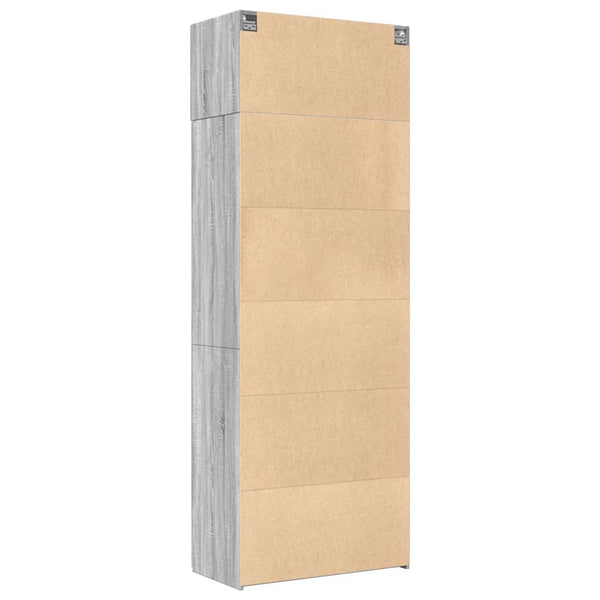 Hochschrank Grau Sonoma 80x42,5x225 cm