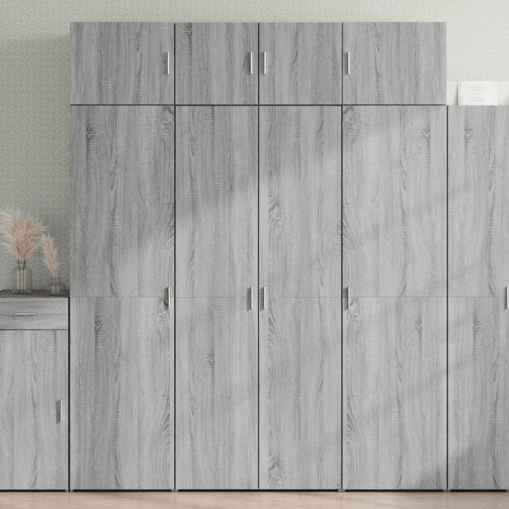 Hochschrank Grau Sonoma 80x42,5x225 cm