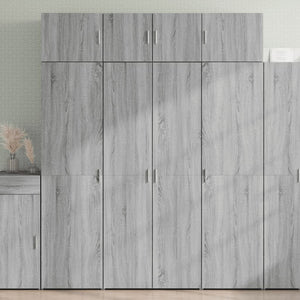 Hochschrank Grau Sonoma 80x42,5x225 cm