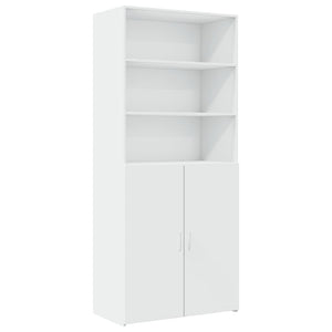 Highboard Weiß 80x42,5x249 cm