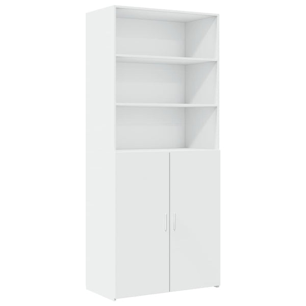Highboard Weiß 80x42,5x249 cm