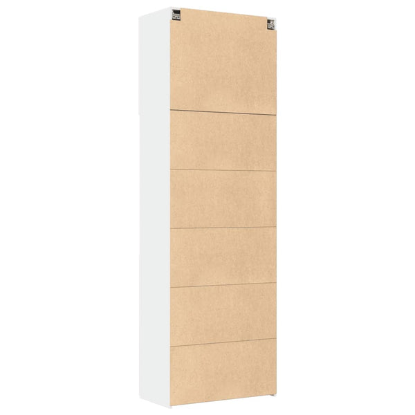 Highboard Weiß 80x42,5x249 cm