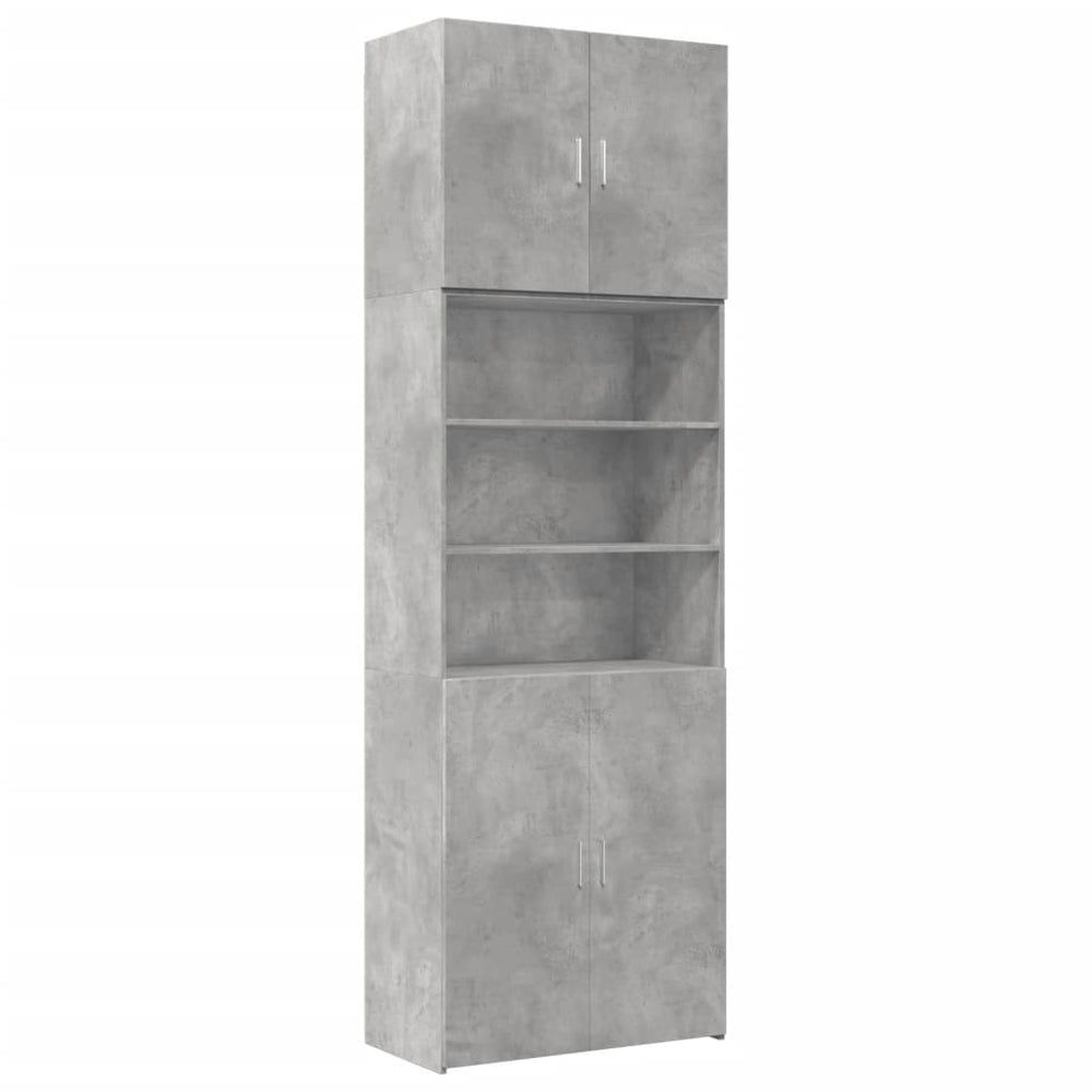 Highboard Betongrau 80x42,5x249 cm
