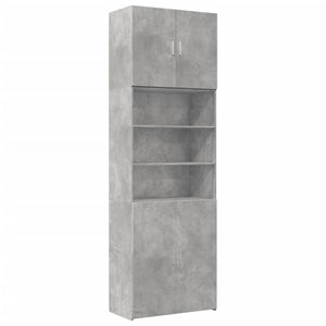 Highboard Betongrau 80x42,5x249 cm
