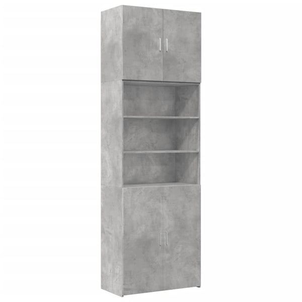 Highboard Betongrau 80x42,5x249 cm