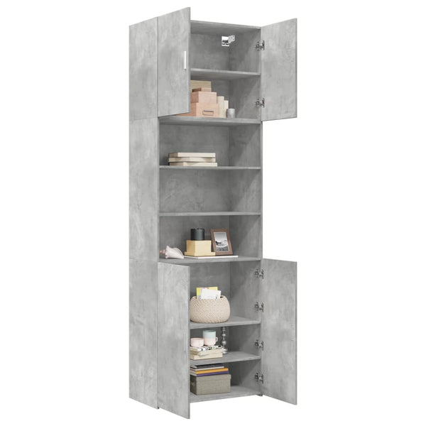 Highboard Betongrau 80x42,5x249 cm