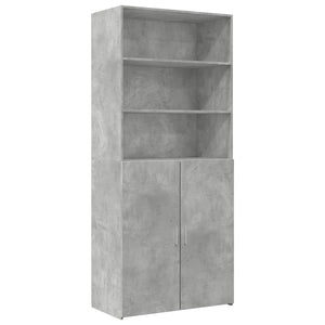 Highboard Betongrau 80x42,5x249 cm