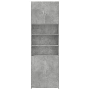 Highboard Betongrau 80x42,5x249 cm