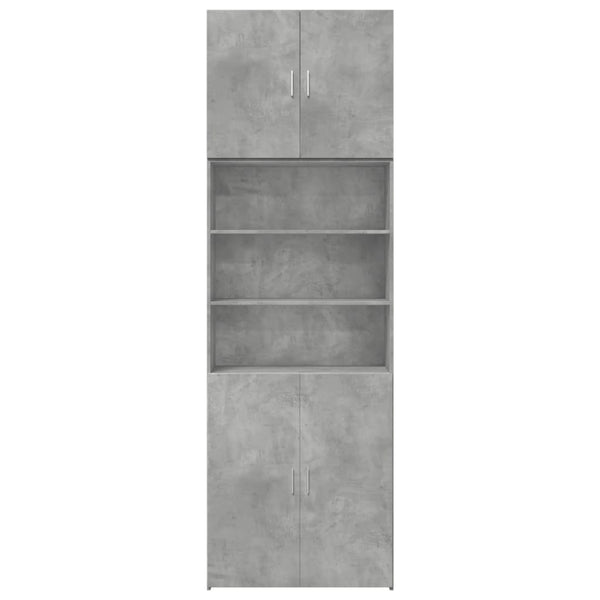 Highboard Betongrau 80x42,5x249 cm